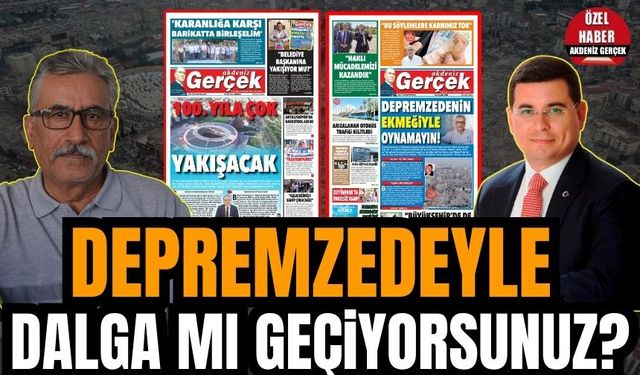 DEPREMZEDEYLE DALGA MI GEÇİYORSUNUZ?