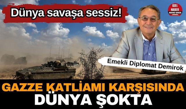 Emekli Diplomat Gürsel Demirok: Gazze katliamı karşısında dünya şokta