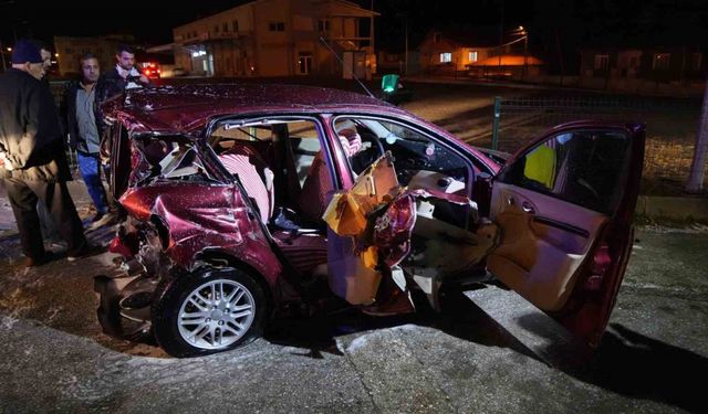 Bolu'da trafik ışıklarında feci kaza