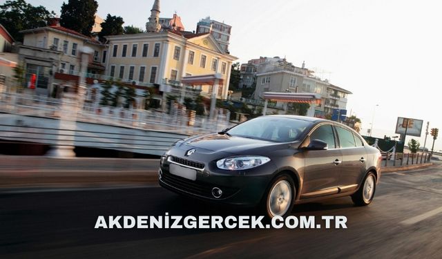 İcradan satılık 2017 model Renault otomobil