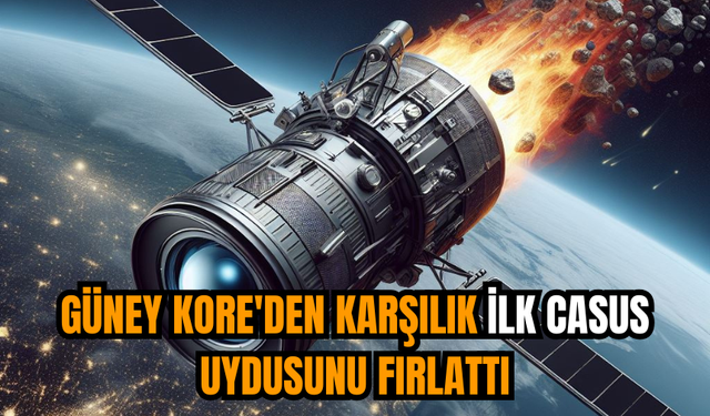 Güney Kore'den karşılık ilk casus uydusunu fırlattı