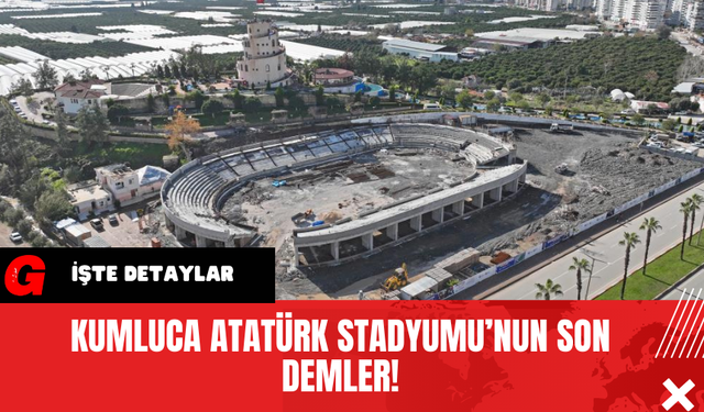 Kumluca Atatürk Stadyumu’nun Son Demler!