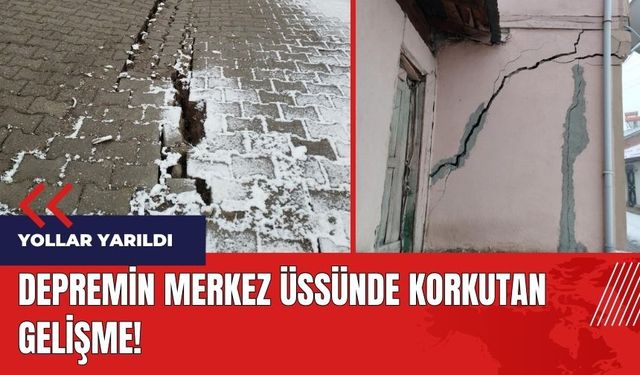 Depremin merkez üssünde korkutan gelişme!