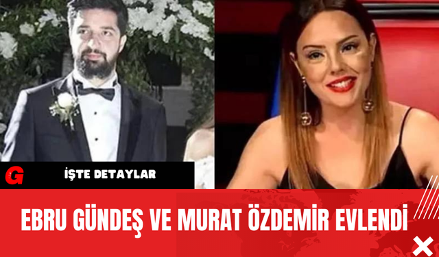 Ebru Gündeş ve Murat Özdemir Evlendi