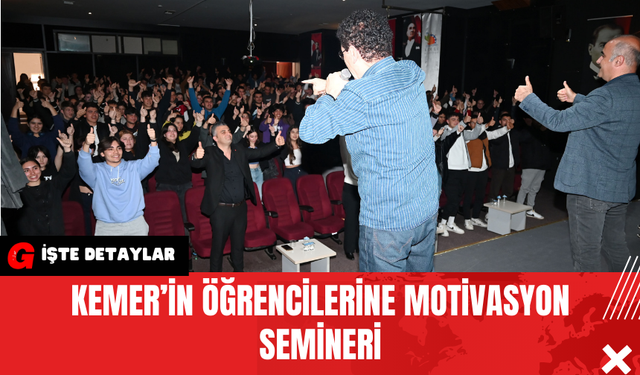 Kemer’in Öğrencilerine Motivasyon Semineri