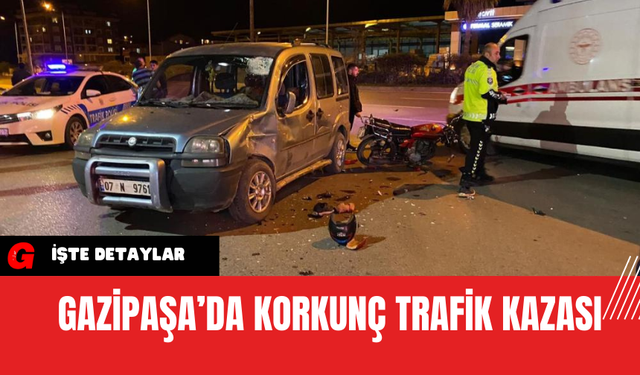Gazipaşa’da Korkunç Trafik Kazası