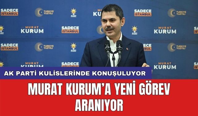 AK Parti kulislerinde konuşuluyor: Murat Kurum’a yeni görev aranıyor