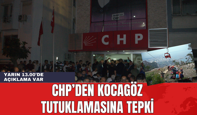 Mesut Kocagöz'ün Tutuklanmasına CHP İl Başkanlığı'ndan Tepki! "Adalet Tutuklandı"