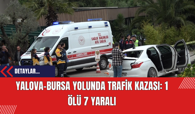 Yalova-Bursa Yolunda Trafik Kazası: 1 Ölü 7 Yaralı