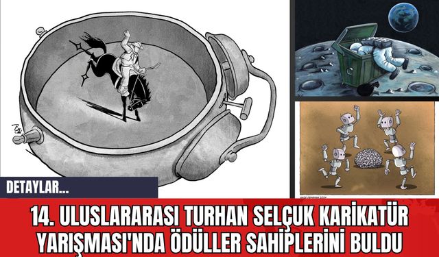 14. Uluslararası Turhan Selçuk Karikatür Yarışması'nda Ödüller Sahiplerini Buldu