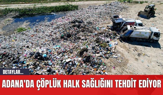 Adana'da Çöplük Halk Sağlığını Tehdit Ediyor