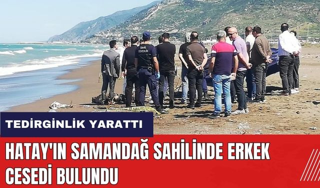 Hatay'ın Samandağ sahilinde erkek ces*di bulundu