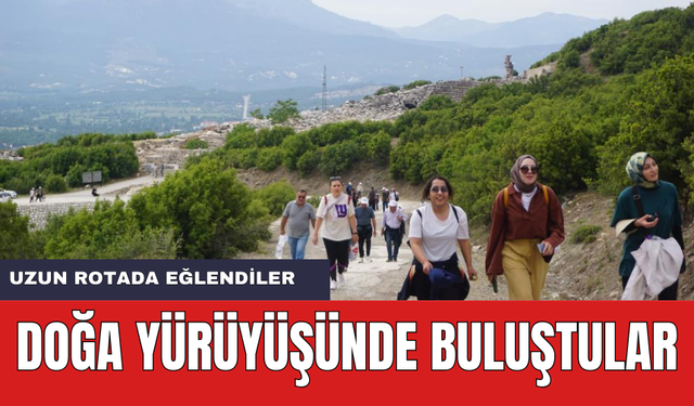 Doğa Yürüyüşünde Buluştular