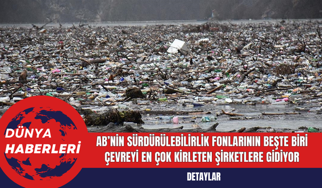 AB’nin Sürdürülebilirlik Fonlarının Beşte Biri Çevreyi En Çok Kirleten Şirketlere Gidiyor