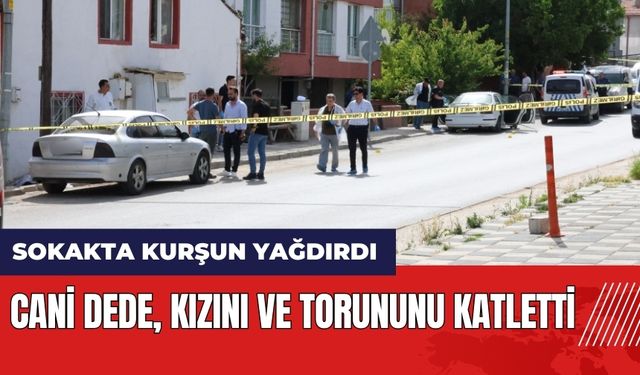 Adana'dan Eskişehir'e giden cani dede kızını ve torununu katletti