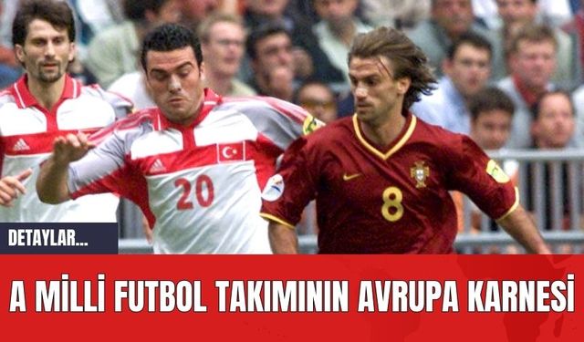 A Milli Futbol Takımının Avrupa Karnesi