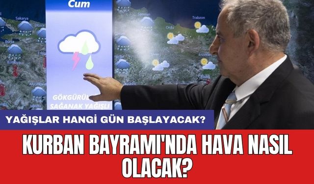 Kurban Bayramı'nda hava nasıl olacak?