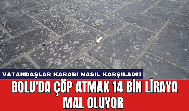 Bolu'da çöp atmak 14 bin liraya mal oluyor: Vatandaşlar kararı nasıl karşıladı?