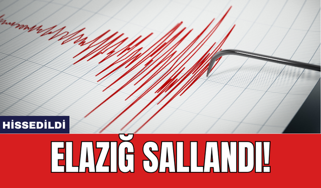 Elazığ sallandı!