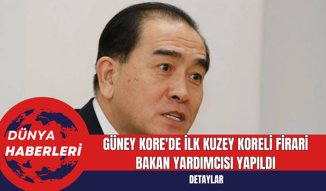 Güney Kore'de İlk Kuzey Koreli Firariyi Bakan Yardımcısı Yaptı