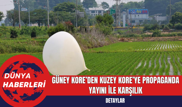 Güney Kore’den Kuzey Kore’ye Propaganda Yayını İle Karşılık