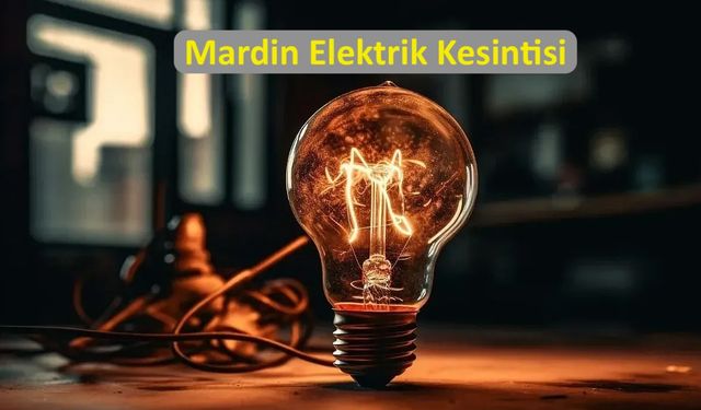 3 Temmuz 2024 Mardin elektrik kesintisi o ilçelerde saatlerce sürecek