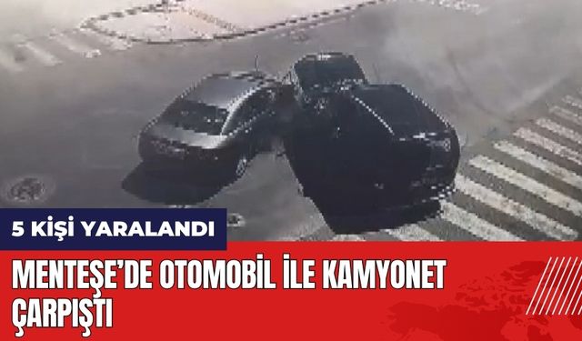 Muğla'da otomobil ile kamyonet çarpıştı