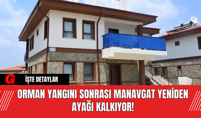 Orman Yangını Sonrası Manavgat Yeniden Ayağı Kalkıyor!