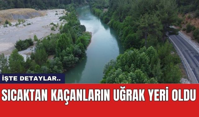 Sıcaktan kaçanların uğrak yeri oldu