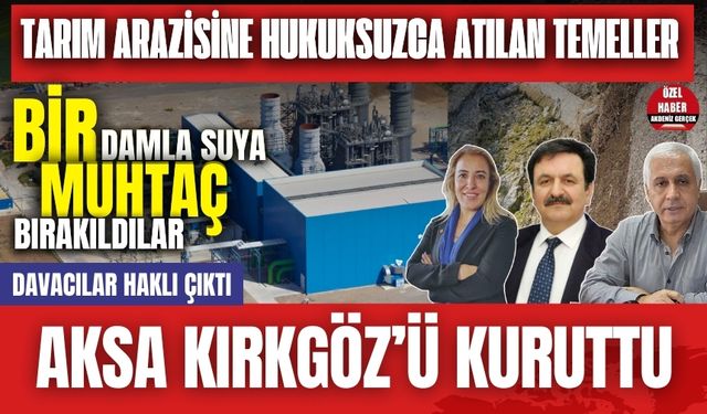 AKSA Kırkgöz'ü Kuruttu! "Hakkımı Helal Etmiyorum"