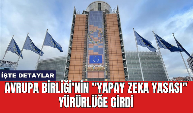 AB'de ilk Yapay Zeka Yasası yürürlüğe girdi