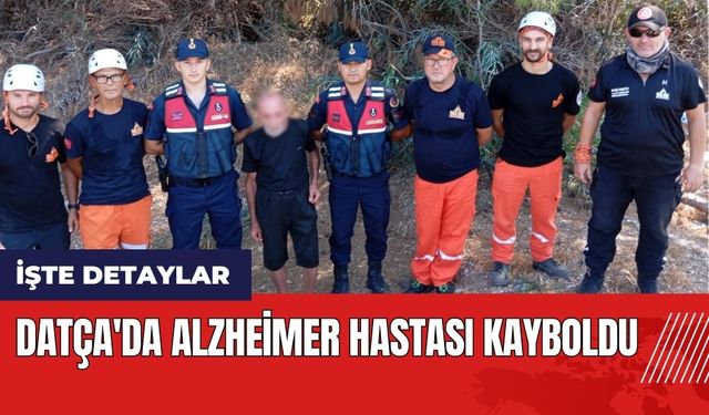 Datça'da Alzheimer hastası kayboldu