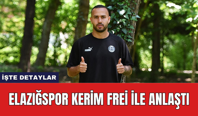 Elazığspor Kerim Frei ile anlaştı