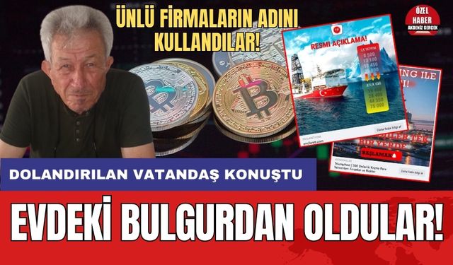 Evdeki bulgurdan da oldular!