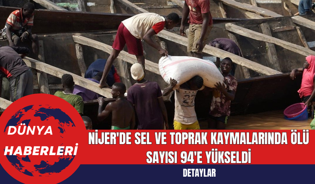 Nijer'de Sel ve Toprak Kaymalarında Ölü Sayısı 94'e Yükseldi