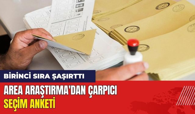 Çarpıcı Seçim Anketi! Birinci Sıra Şaşırttı