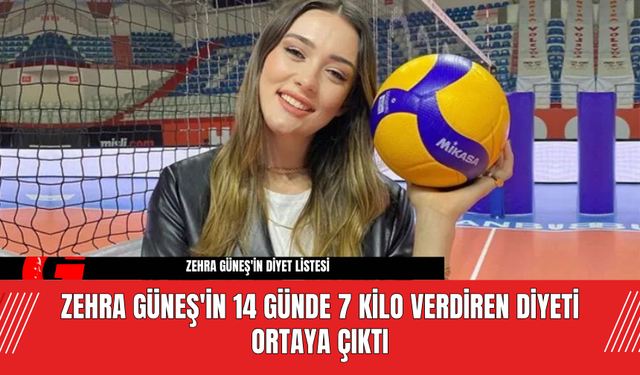 Zehra Güneş'in 14 Günde 7 Kilo Verdiren Diyeti Ortaya Çıktı