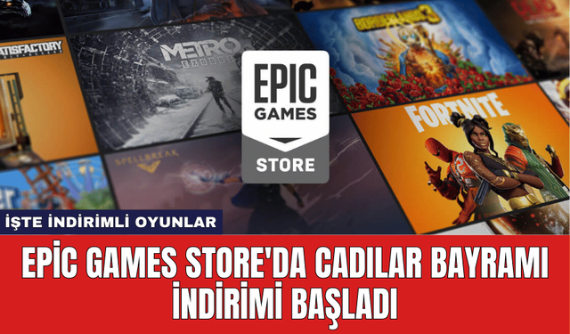 Epic Games Store'da Cadılar Bayramı İndirimi Başladı