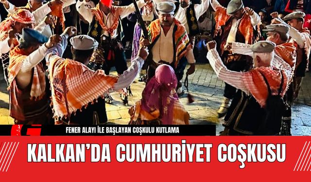 Kalkan’da Cumhuriyet coşkusu