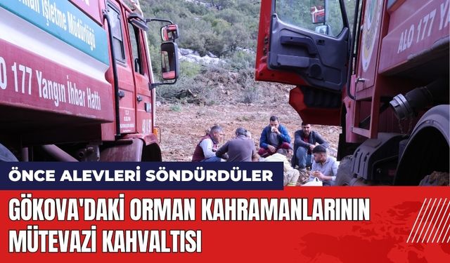 Gökova'daki Orman Kahramanlarının Mütevazi Kahvaltısı