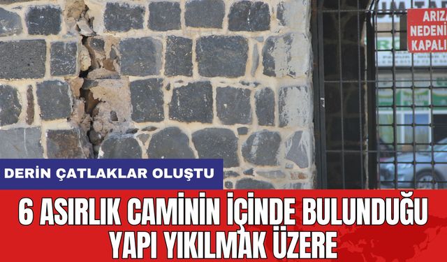 6 Asırlık caminin içinde bulunduğu yapı yıkılmak üzere