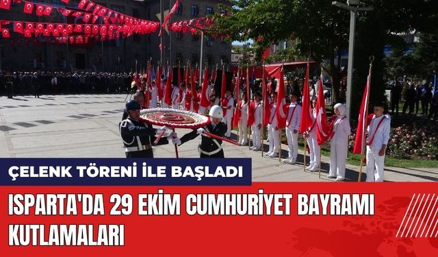 Isparta'da 29 Ekim Cumhuriyet Bayramı Kutlamaları