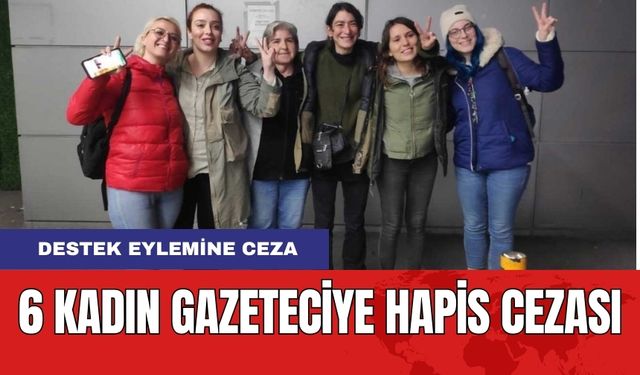 Meslektaşlarına operasyonu protesto eden gazetecilere hapis cezası!