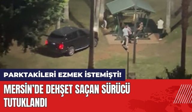 Mersin'de Parktakileri Ezmek İsteyen Sürücü Tutuklandı