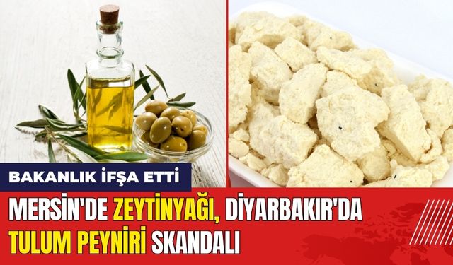 Mersin'de Zeytinyağı Diyarbakır'da Tulum Peyniri Skandalı