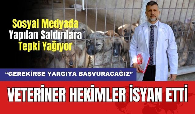 Veteriner Hekimler İsyan Etti! "Saldırılara Karşı Yargı Yoluna Gideceğiz"