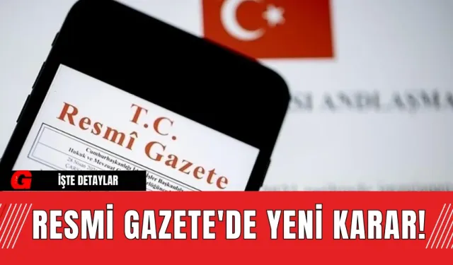 Resmi Gazete 16 Kasım 2024 Cumartesi Hangi Kararlar Yayımlandı!