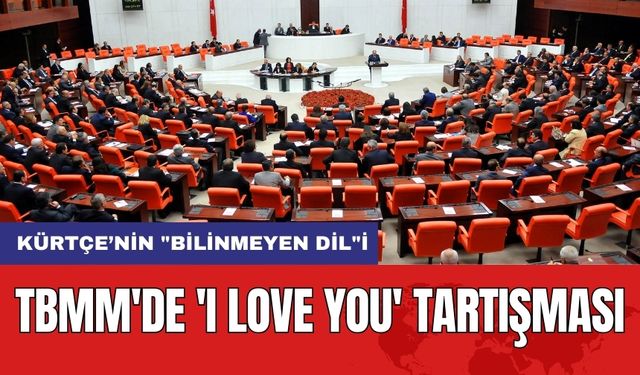 TBMM'de 'I Love You' Tartışması