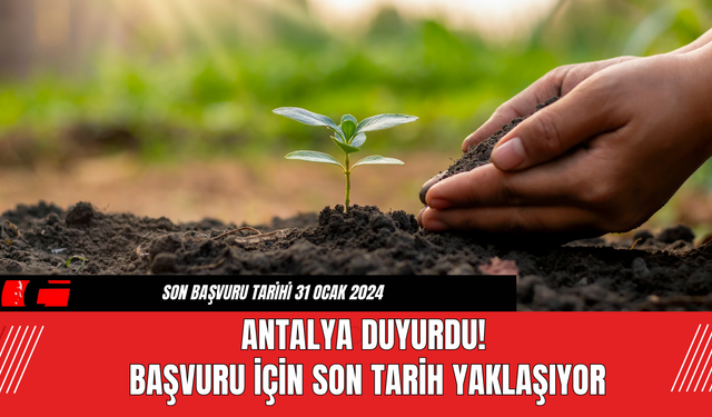 Antalya Duyurdu! Başvuru İçin Son Tarih Yaklaşıyor