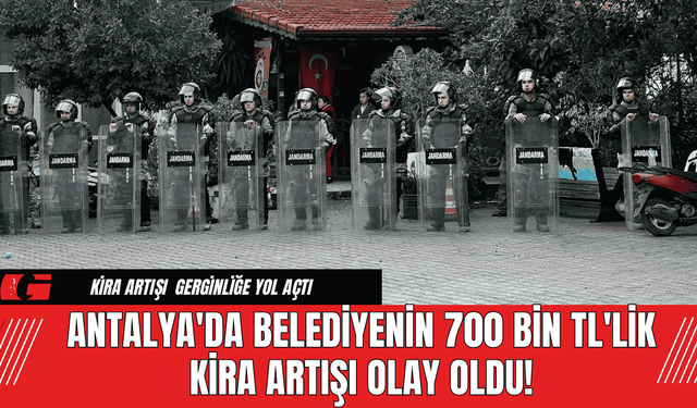 Antalya'da Belediyenin 700 Bin TL'lik Kira Artışı Olay Oldu!